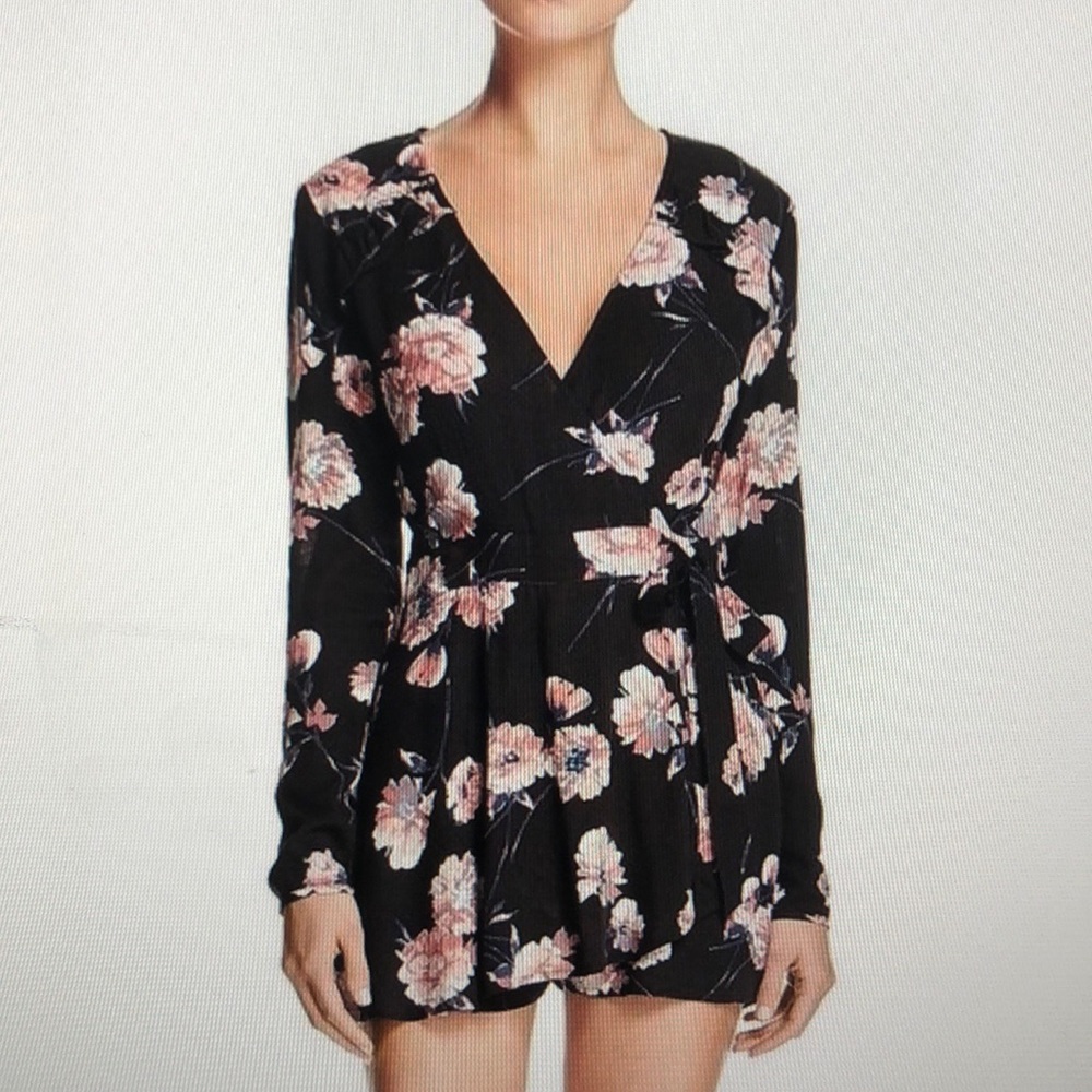 Cotton Candy LA floral romper